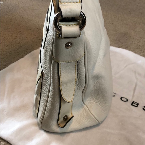 Marc Jacob Ivory Leather Shoulder Bag - Picture 2 of 5